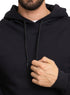 Black Over Size Hoodie - Khotwh